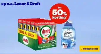 Bol.com o.a. Lenor & Dreft aanbieding