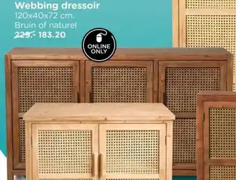 Xenos Webbing dressoir aanbieding