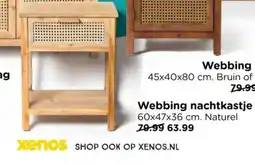 Xenos Webbing nachtkastje aanbieding