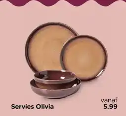 Xenos Servies Olivia aanbieding