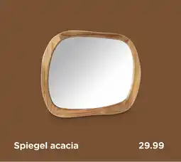 Xenos Spiegel acacia aanbieding