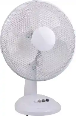 Bol.com Tafelventilator - 30CM- 12 inch - wit aanbieding