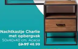 Xenos Nachtkastje Charlie met opbergvak aanbieding