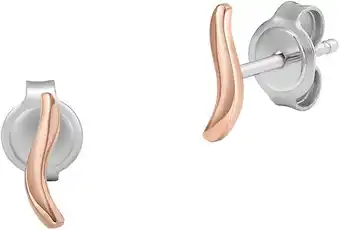 Amazon Skagen Dames Roestvrijstalen Oorbellen met Push Back Sluiting aanbieding
