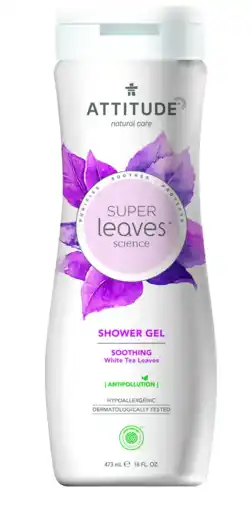 De Online Drogist Attitude shower Gel Soothing White Tea Leaves aanbieding