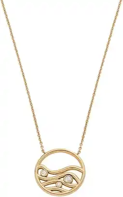 Amazon Skagen Vrouwen, Roestvrij staal of semi-edel met karabijnsluiting Hanger ketting aanbieding