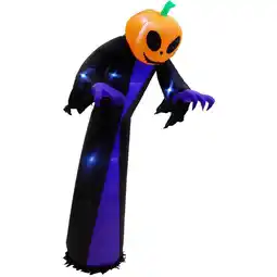 Action Opblaasbaar pompoen-skelet Halloween aanbieding