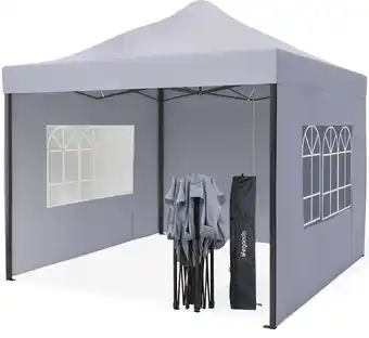 ANWB Lifegoods Partytent met Zijwanden 3x3 m Wit XXL aanbieding