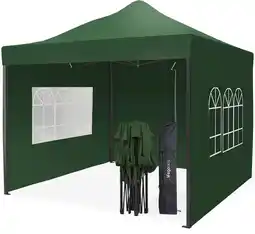 ANWB Lifegoods Partytent met Zijwanden 3x3 m Groen XXL aanbieding