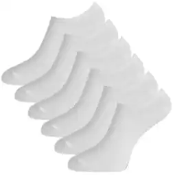 ANWB Bamboo Basics JAMIE Footies 6-pack Unisex Wit XXL aanbieding
