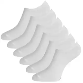 ANWB Bamboo Basics JAMIE Footies 6-pack Unisex Wit XXL aanbieding