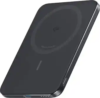 Coolblue Anker MagGo Slim Draadloze Powerbank met MagSafe en Qi2 5.000 mAh met Snelladen Zwart aanbieding