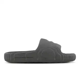 Foot Locker Adidas adilette Sneakers Heren - Grijs - Maat 46 2/3 - Rubber aanbieding