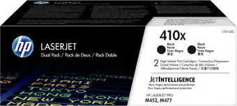 Coolblue HP 410X Toner Zwart Duo Pack (Hoge Capaciteit) aanbieding