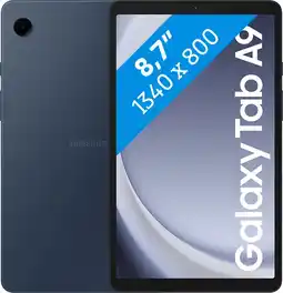 Coolblue Samsung Galaxy Tab A9 8,7 inch 128GB Wifi Blauw aanbieding
