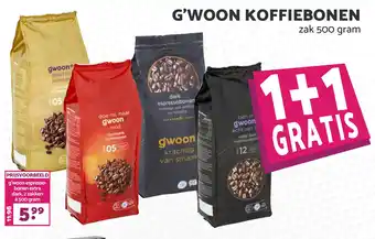 MCD Supermarkt G'woon Koffiebonen aanbieding