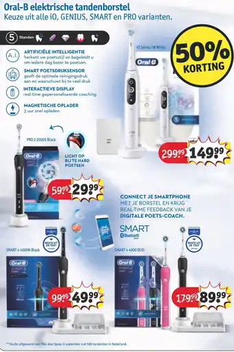 Kruidvat Oral-B elektrische tandenborstel aanbieding