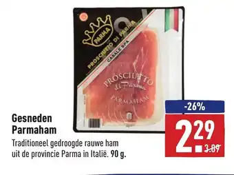 ALDI Gesneden Parmaham 90g aanbieding