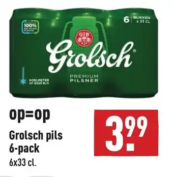 ALDI Grolsch pils 6-pack aanbieding