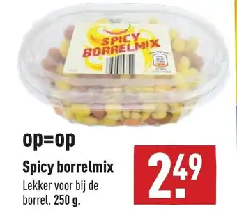 ALDI Spicy borrelmix 250g aanbieding