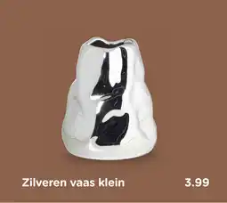 Xenos Zilveren vaas klein aanbieding