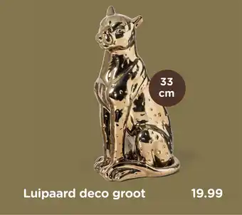 Xenos Luipaard deco groot aanbieding