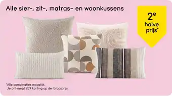 Leen Bakker Alle sier-, zit-, matras- en woonkussens aanbieding