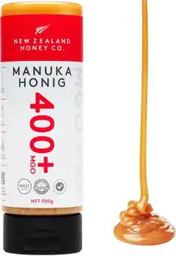 Amazon New Zealand Honey Co. Rauwe Manuka-honing MGO 400+ | 500g aanbieding