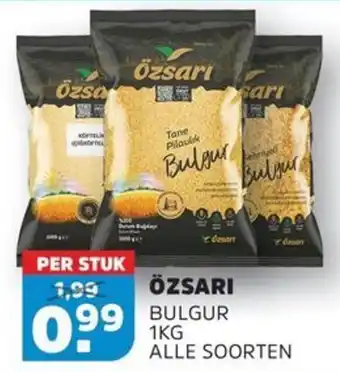 Sahan Supermarkten Özsari bulgur aanbieding
