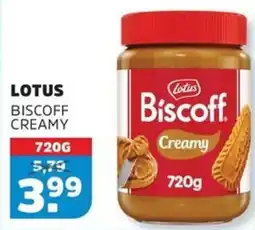 Sahan Supermarkten Lotus biscoff creamy aanbieding