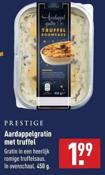 ALDI Aardappelgratin met truffel 450g aanbieding