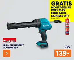 BOUWMAAT Lijm en Kitspuit DCG180Z 18V aanbieding
