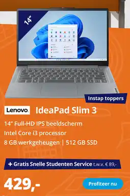 Paradigit Lenovo IdeaPad Slim 3 aanbieding