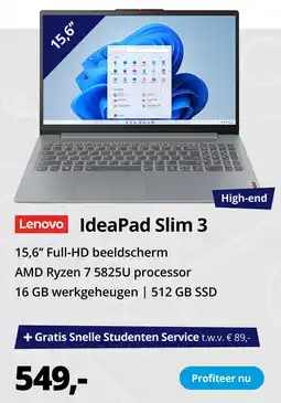 Paradigit Lenovo IdeaPad Slim 3 aanbieding