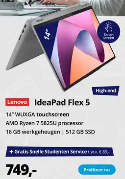 Paradigit Lenovo IdeaPad Flex 5 aanbieding