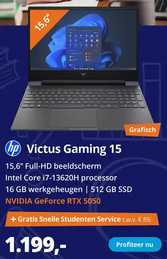 Paradigit HP Victus Gaming 15 aanbieding