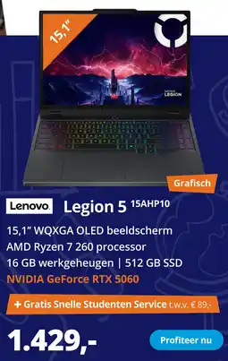 Paradigit Lenovo Legion 5 15AHP10 aanbieding