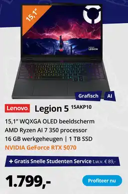 Paradigit Lenovo Legion 5 15AKP10 aanbieding