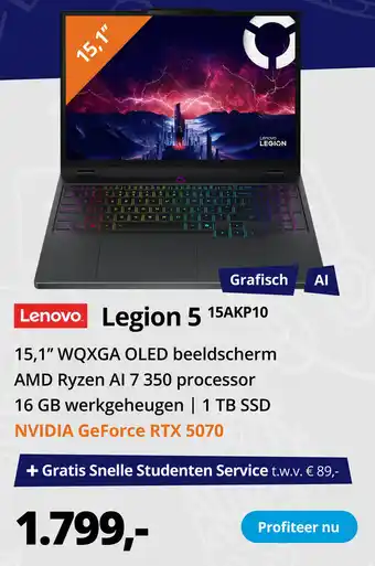 Paradigit Lenovo Legion 5 15AKP10 aanbieding