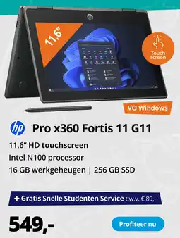 Paradigit Hp Pro x360 fortis 11 G11 aanbieding