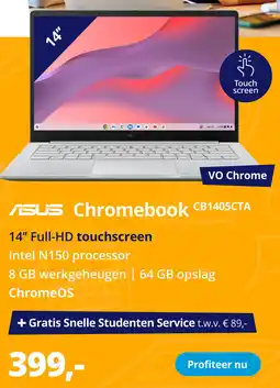 Paradigit ASUS Chromebook CB1405CTA aanbieding