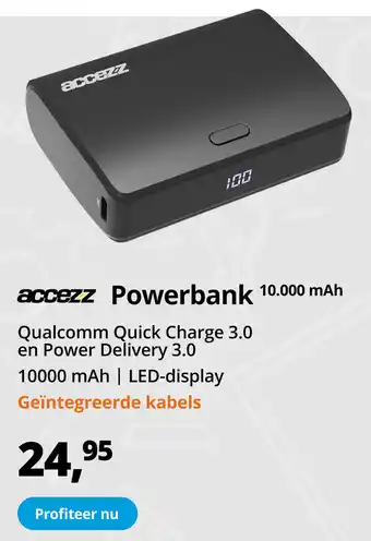 Paradigit Accezzz Powerbank aanbieding