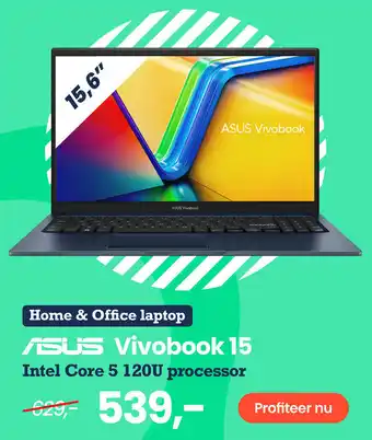 Paradigit ASUS Vivobook Intel Core 5 120U processor aanbieding