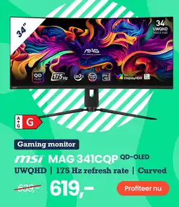 Paradigit msi MAG 341CQP aanbieding