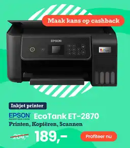 Paradigit Epson ecotank et-2870 epson ecotank et-2870 aanbieding
