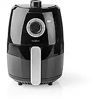 Bol.com Nedis Heteluchtfriteuse | 2.4 l | Tijdschakelaar: 30 min | Analoog | Aluminium / Zwart aanbieding