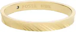 Amazon Fossil Women's Stainless Steel band Rings aanbieding