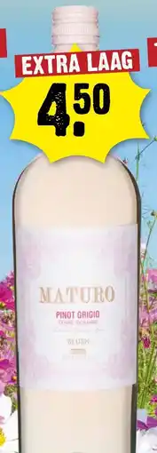 Dirck 3 MATURO PINOT GRIGIO aanbieding