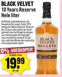Dirck 3 Black velvet aanbieding