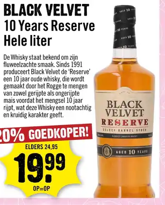 Dirck 3 Black velvet aanbieding